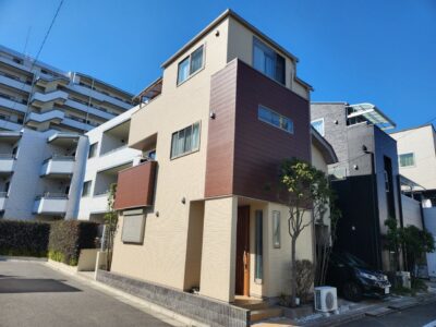 【中野区　屋根・外壁塗装工事】お隣様と同時施工！足場代がお得！
