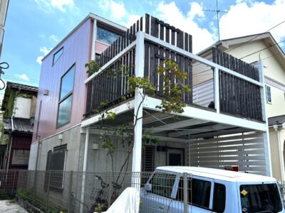 【練馬区　屋根塗装・外壁塗装工事】ガルバリウム鋼板の塗装も深井塗装にお任せください！