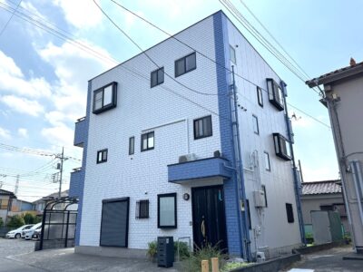 【草加市　屋上防水工事・外壁塗装工事】シュミレーション通りの出来栄えに高評価を頂きました！