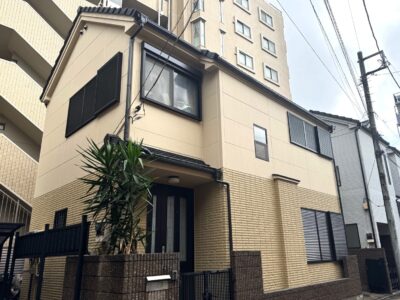 【足立区　屋根・外壁塗装工事】色のプロが厳選！既存色に合わせたリニューアル塗装です！