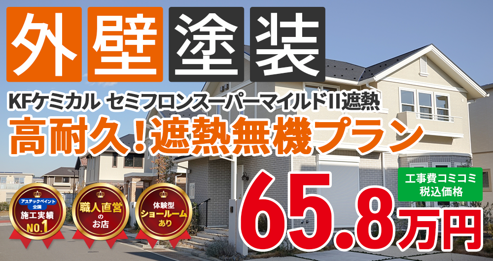 無機プラン塗装 65.80万円