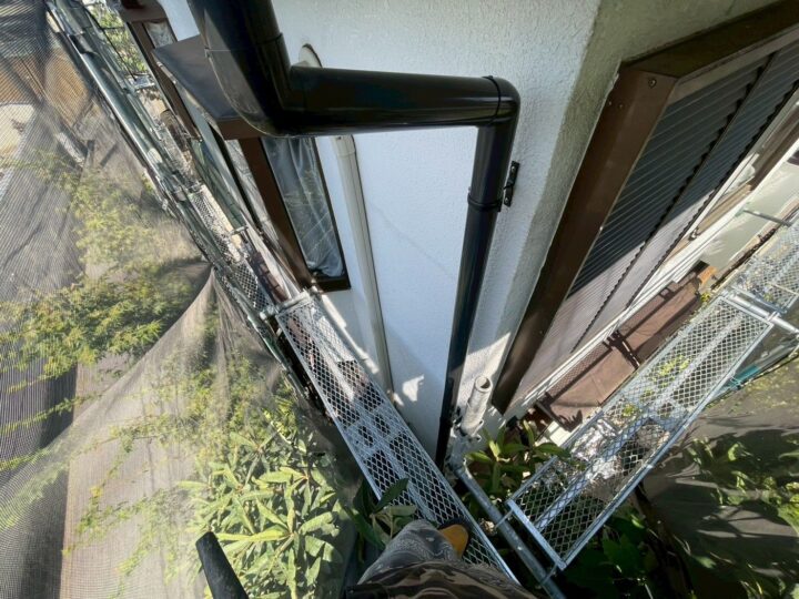 付帯部 新規雨樋 設置