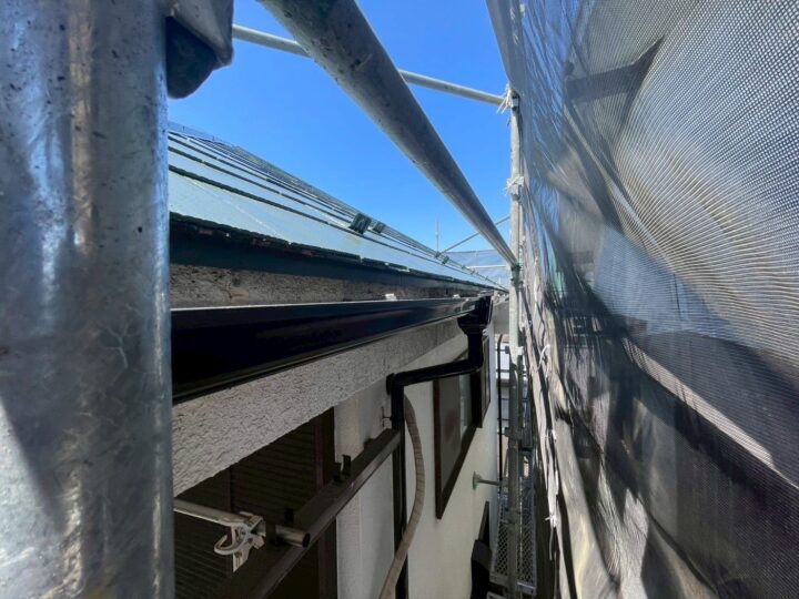 付帯部 新規雨樋 設置