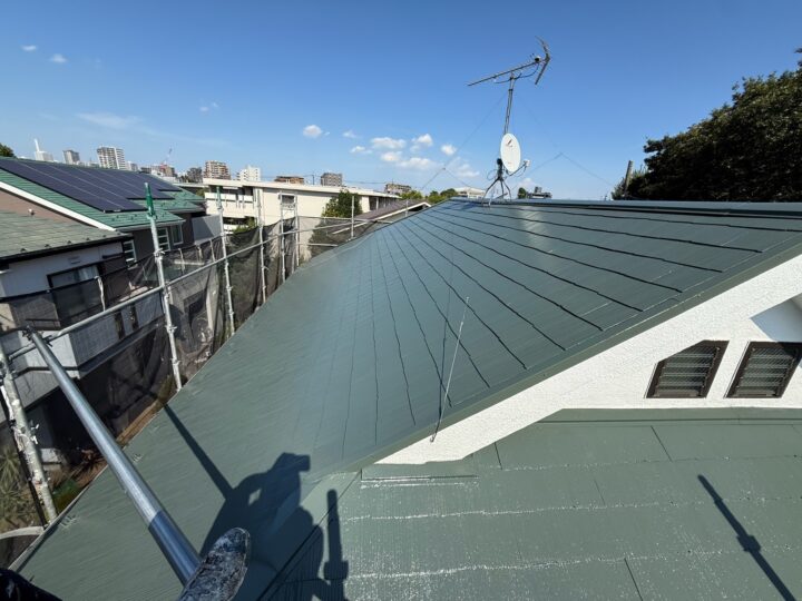 屋根 完工