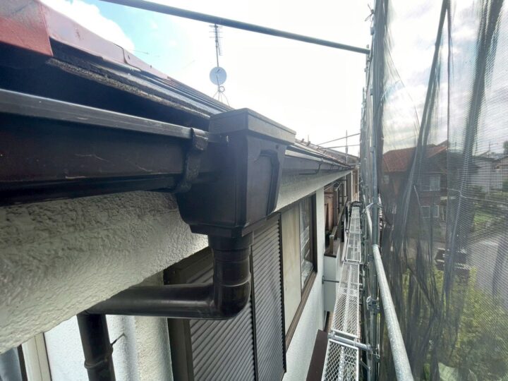 付帯部 新規雨樋 設置