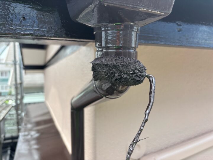 付帯部 雨樋 上塗り(ユメロックDX)