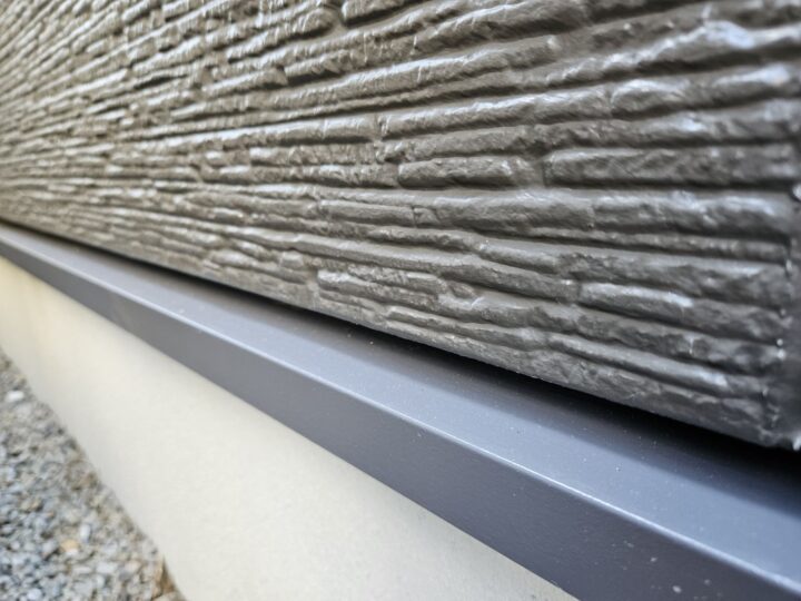 付帯部 水切り 基礎コンクリート 完工