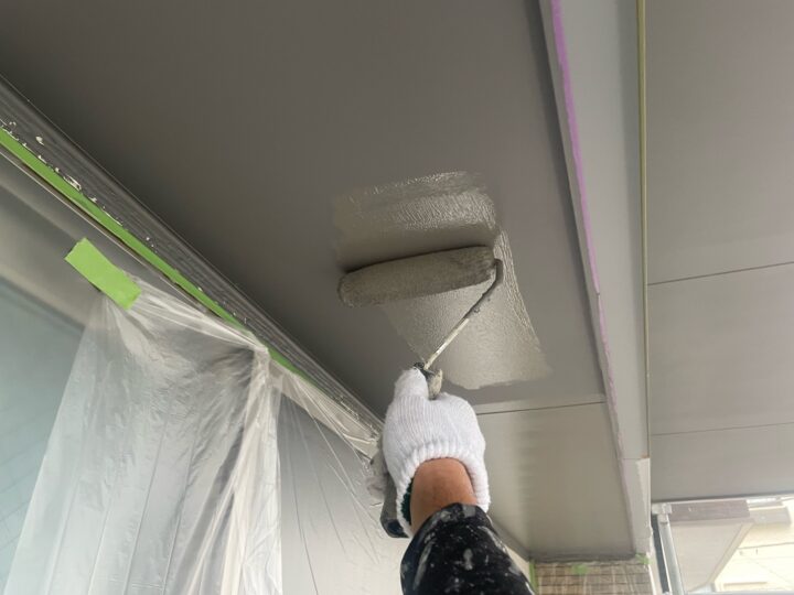 軒天 上塗り(マルチエースJY)