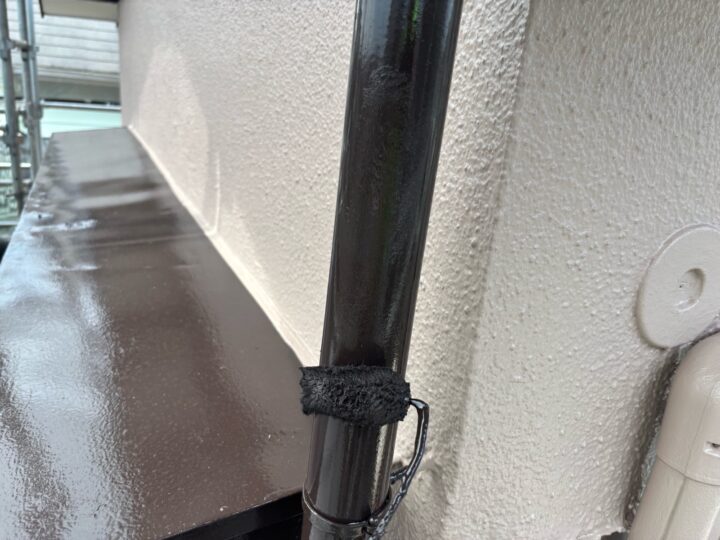 付帯部 雨樋 上塗り(ユメロックDX)