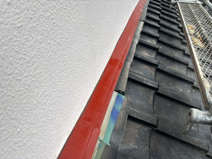 屋根 板金部 錆止め(サビカットⅡ)