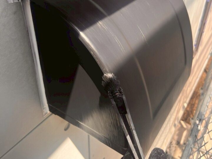 付帯部 換気フード 下塗り