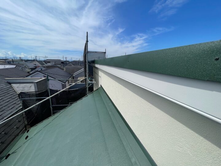 屋根カバー工法 完工