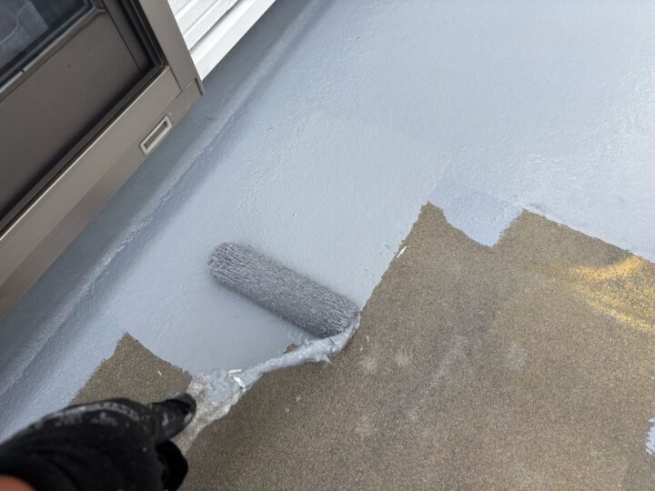 ベランダ床 中塗り(リガードトップ)