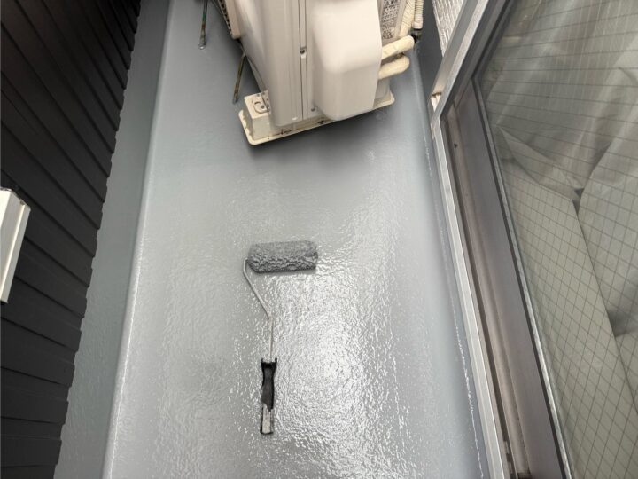 ベランダ床 上塗り(リガードトップ)