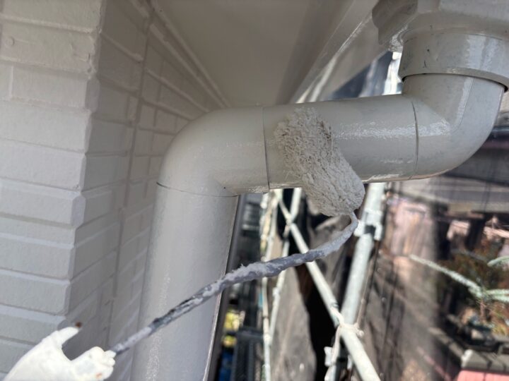 付帯部 雨樋 上塗り(ユメロックDX)