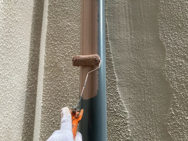 付帯部 雨樋 下塗り(ユメロックDX)