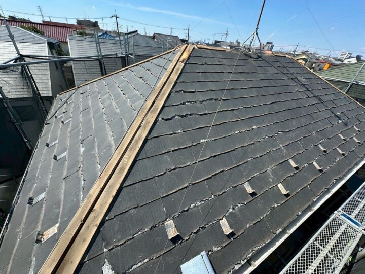 既存棟板金 撤去