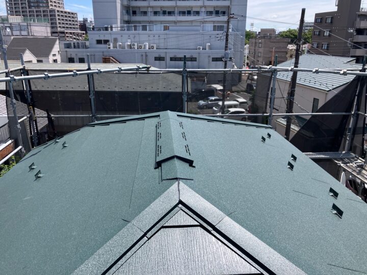 屋根カバー工法 完工