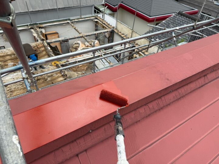 屋根 下塗り(エポパワーシーラーJY)
