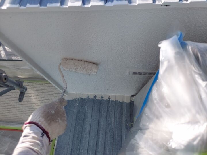 軒天 上塗り(マルチエースJY)