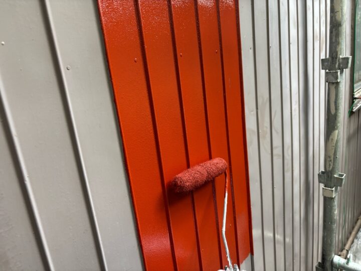 外壁 トタン部 錆止め(サビカット)