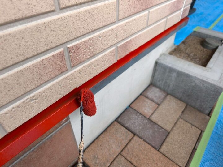 付帯部 水切り 錆止め(サビカットⅡ)