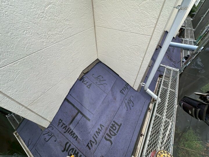 アスファルトルーフィングシート設置