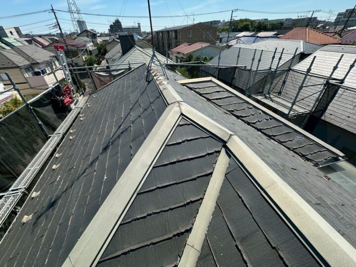 屋根カバー工法 施工前