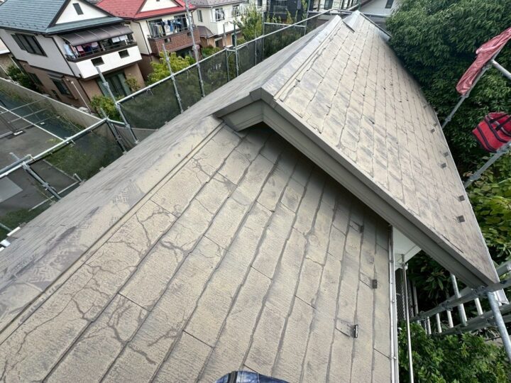 屋根カバー工法 施工前