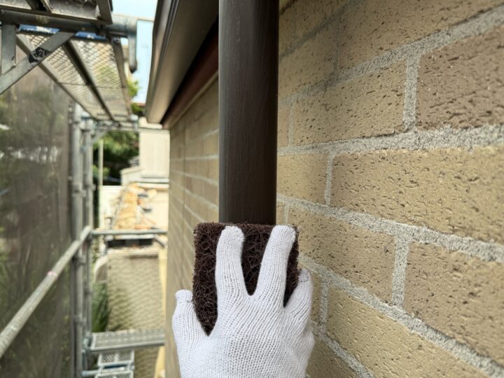 付帯部 雨樋 研磨