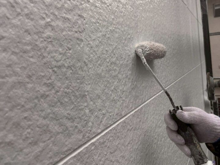 外壁塗装 上塗り