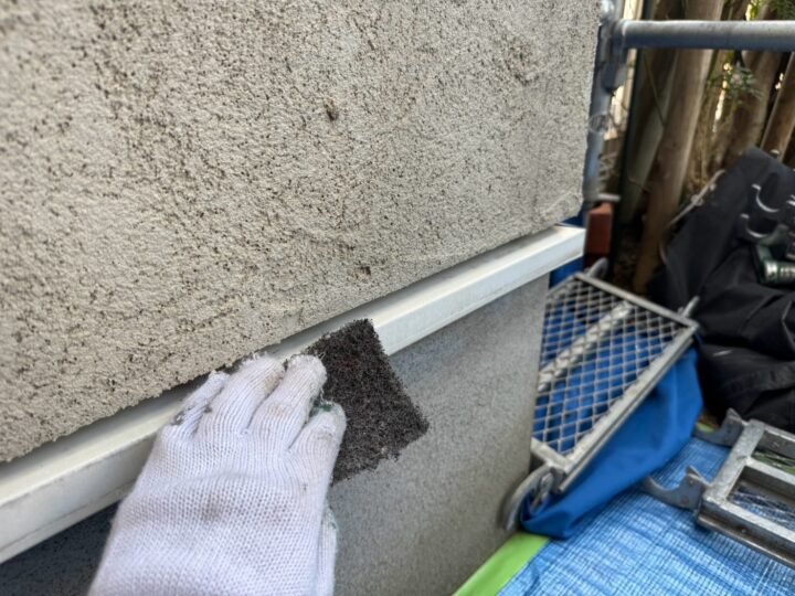 付帯部 水切り 研磨