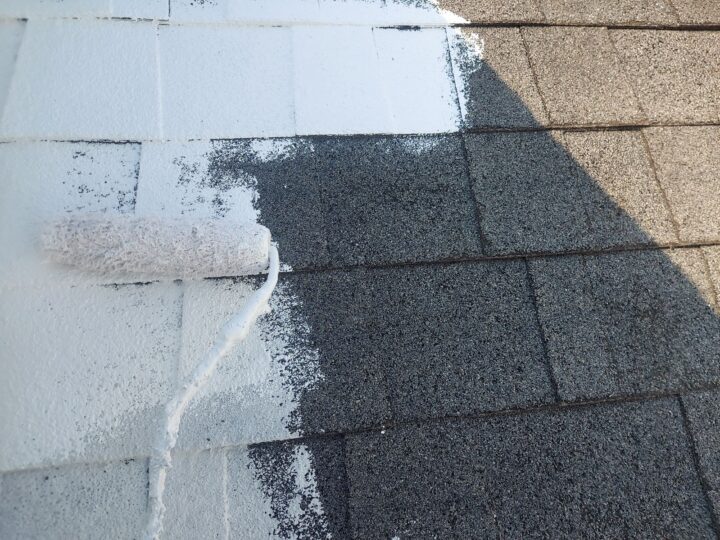 屋根 下塗り(キ・ル・コ アクアシーラー)