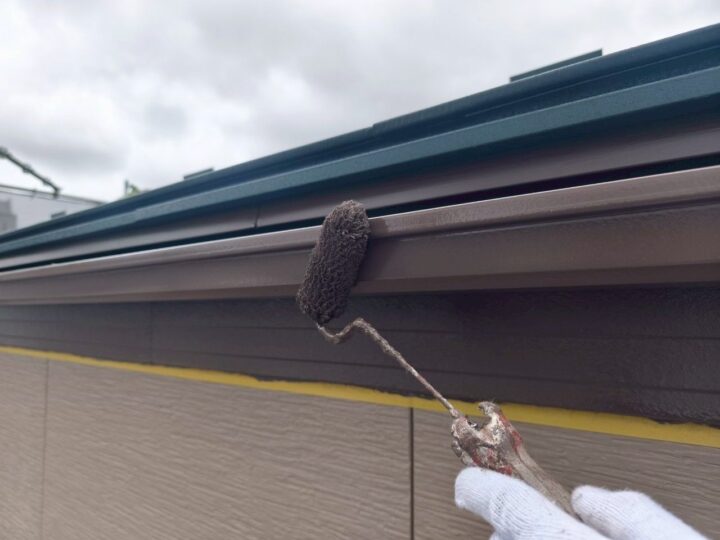 付帯部 横樋 上塗り(ユメロックDX)