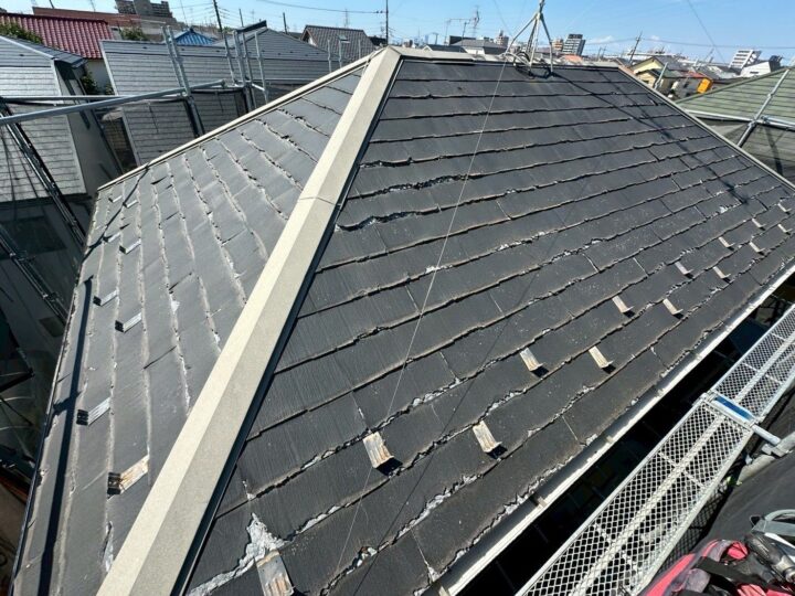 屋根カバー工法 施工前
