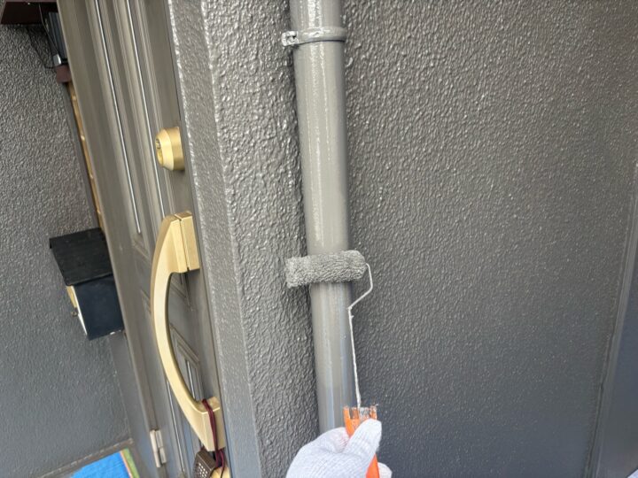 付帯部 雨樋 上塗り(ユメロックDX)