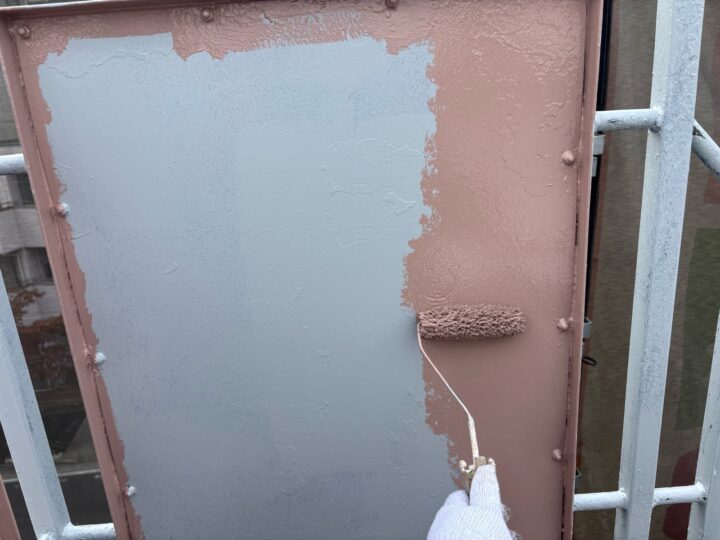 外階段 中塗り(ユメロックDX)