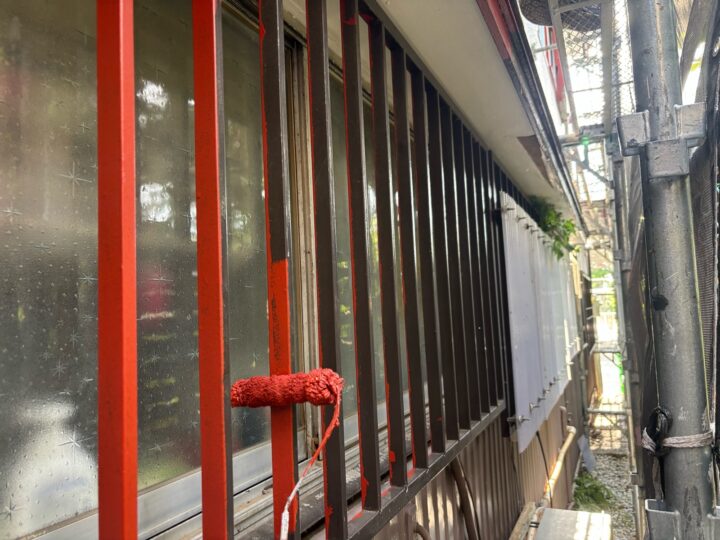 付帯部 窓格子 錆止め(サビカット)