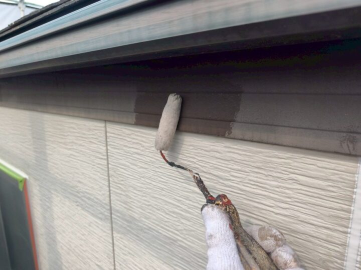 付帯部 鼻隠し 下塗り(ユメロックDX)