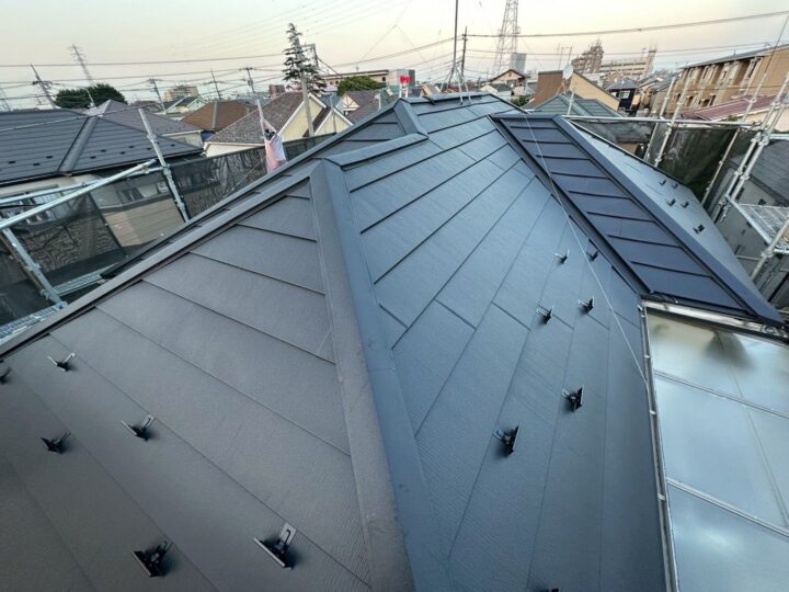 屋根カバー工法 完工
