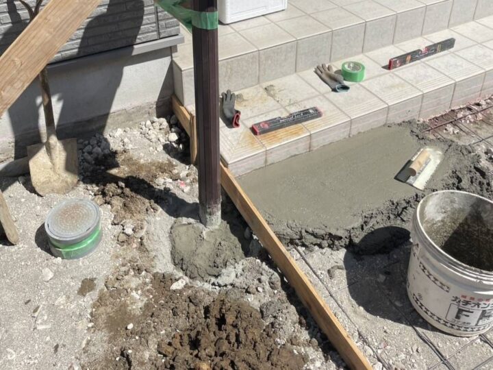 コンクリート流し