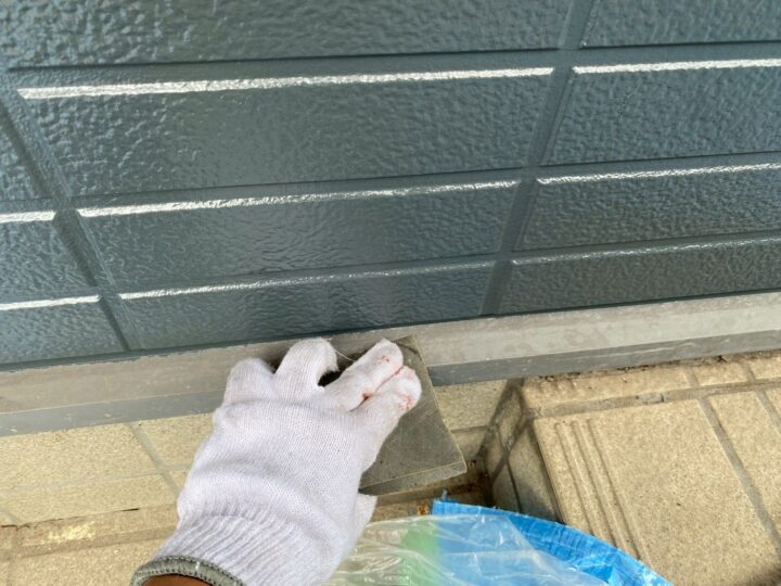 付帯部 水切り 研磨