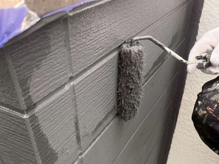 外壁塗装 上塗り