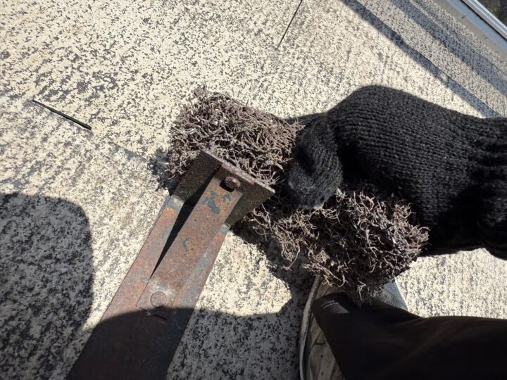 付帯部 雪止め 研磨