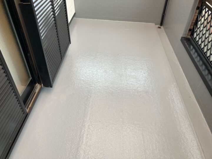 ベランダ床 完工
