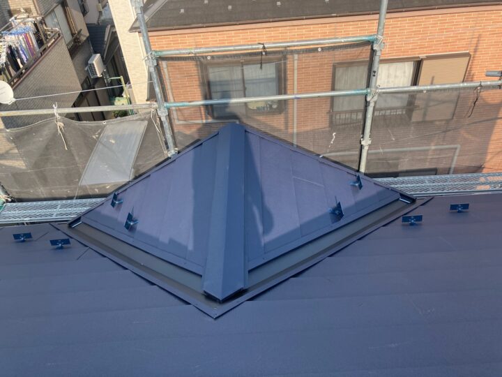 新規棟板金 設置