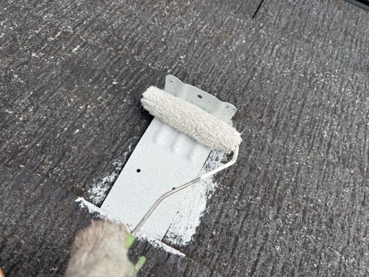 屋根 雪止め 錆止め