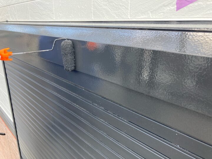 付帯部 シャッターボックス 上塗り(ユメロックDX)