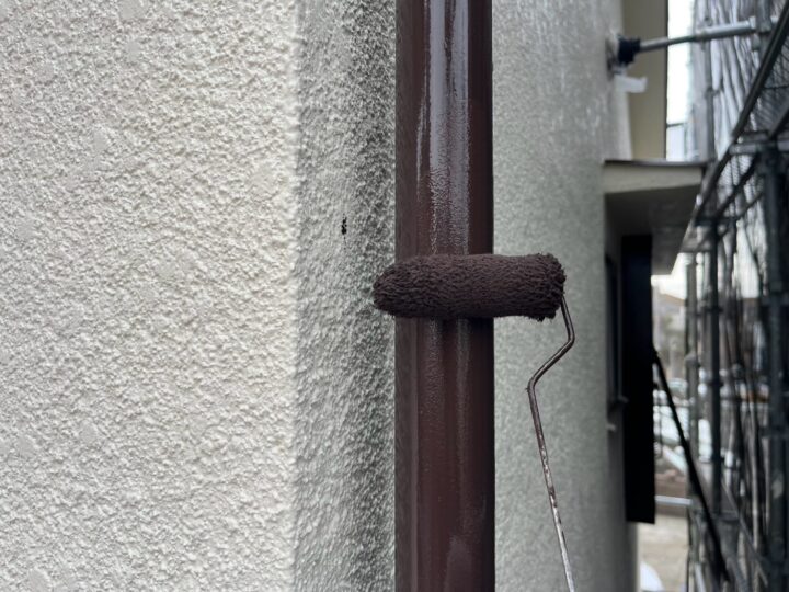 付帯部 雨樋 上塗り(ユメロックDX)