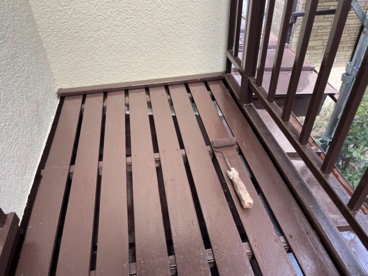 ベランダ 上塗り(ユメロックDX)